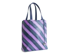 Fluevog Shoes Adelia | Modern Tote Purple Stripe Fashion