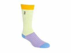 Fluevog Shoes Archer Vog Socks | Colourblock Sock Green Outlet