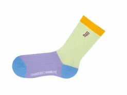 Fluevog Shoes Archer Vog Socks | Colourblock Sock Green Outlet