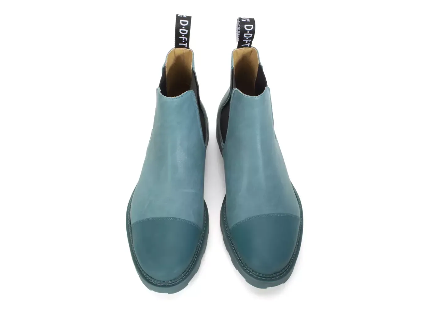 Fluevog Shoes Archie | Casual Chelsea Boot Teal Flash Sale