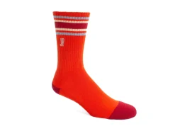 Fluevog Shoes Bandit | Colourblock Varsity Sock Red Best