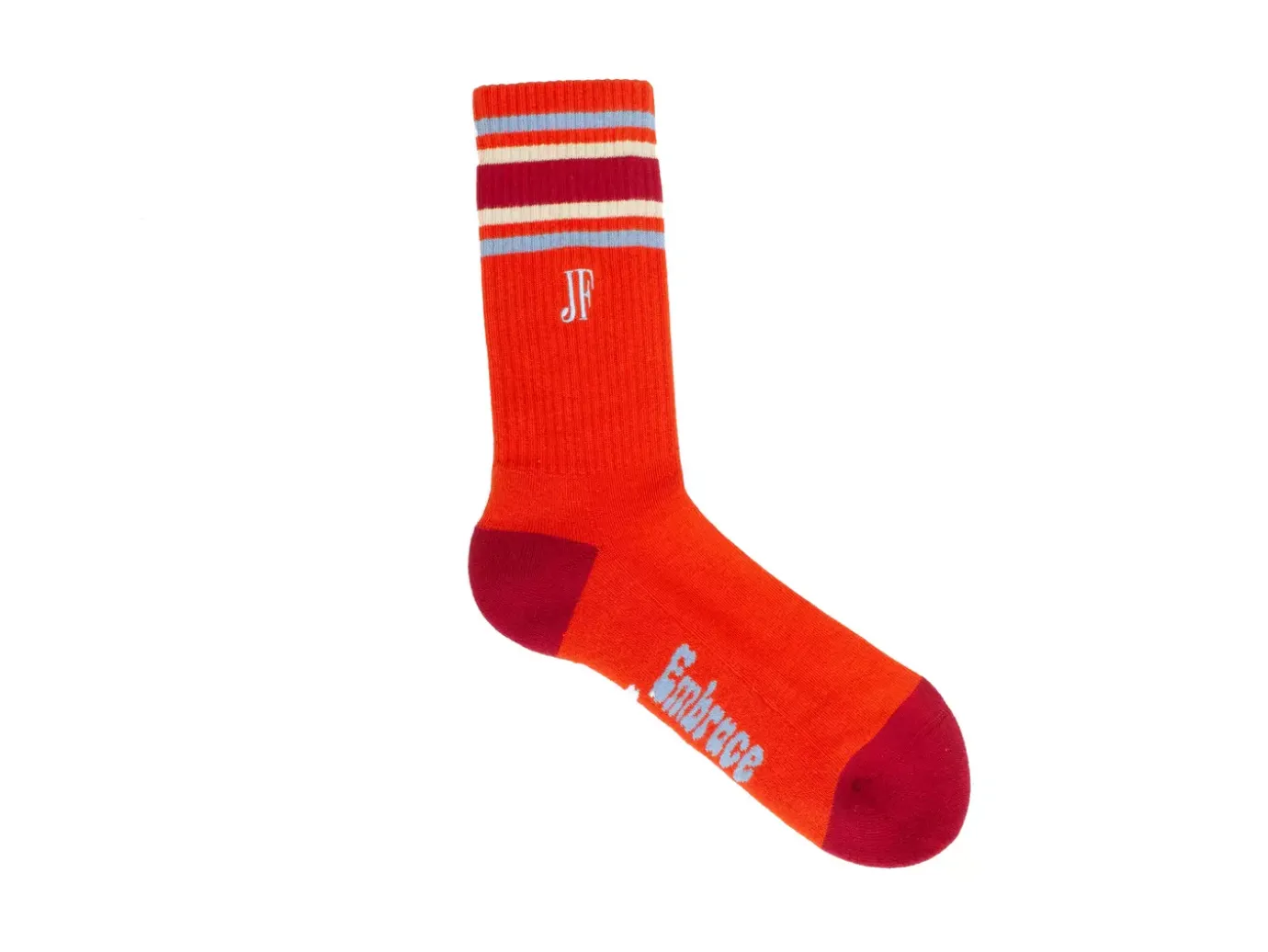 Fluevog Shoes Bandit | Colourblock Varsity Sock Red Best