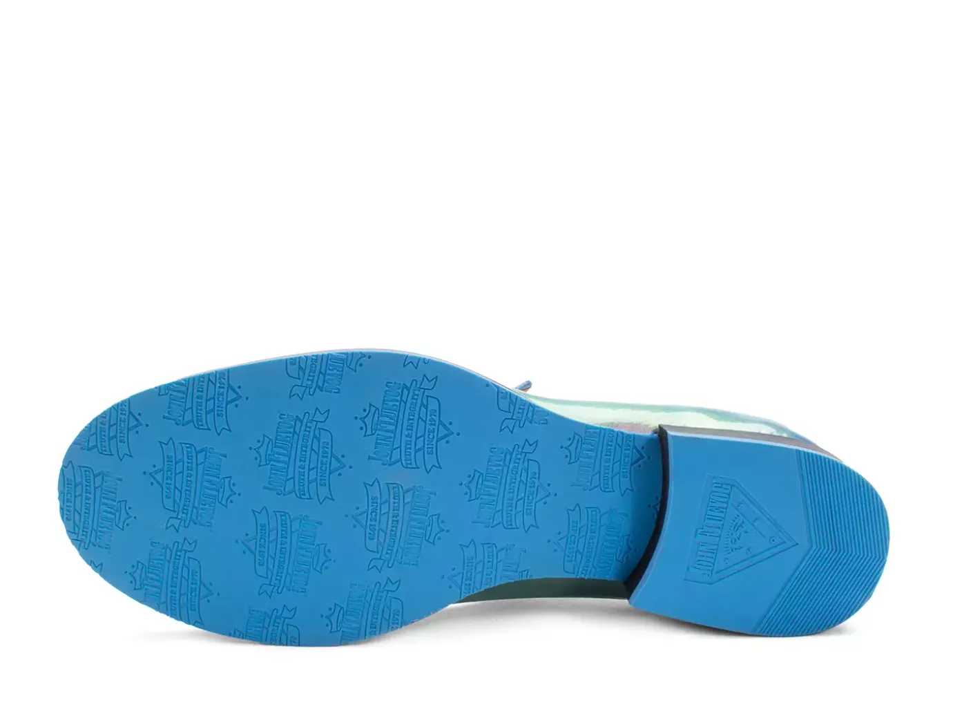 Fluevog Shoes Barnett | Flat Mary Jane Blue Metallic Best Sale