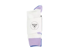 Fluevog Shoes Baz Vog Socks (3-Pack) | 3-Pack Graphic Sock Blue/Green/Purple Store