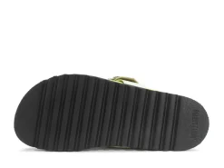 Fluevog Shoes Bean Bag | Slipper With Buckle Green Fashion