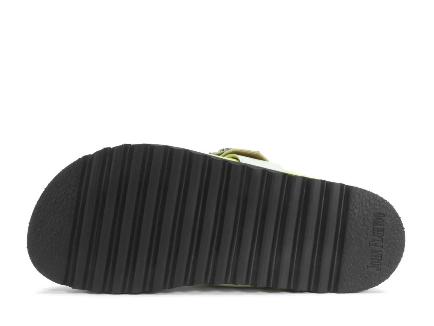 Fluevog Shoes Bean Bag | Slipper With Buckle Green Fashion