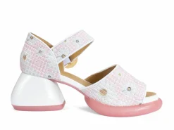 Fluevog Shoes Bridget | Leather Sandal Pink Daisy Store