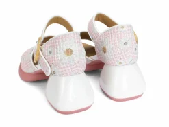 Fluevog Shoes Bridget | Leather Sandal Pink Daisy Store