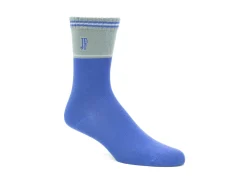 Fluevog Shoes Citta Vog Socks | Thick Colourblock Sock Blue/Green Discount