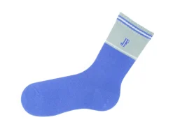 Fluevog Shoes Citta Vog Socks | Thick Colourblock Sock Blue/Green Discount
