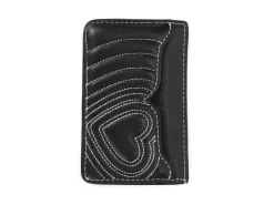 Fluevog Shoes Coco | Puffy Cardholder Black Shop