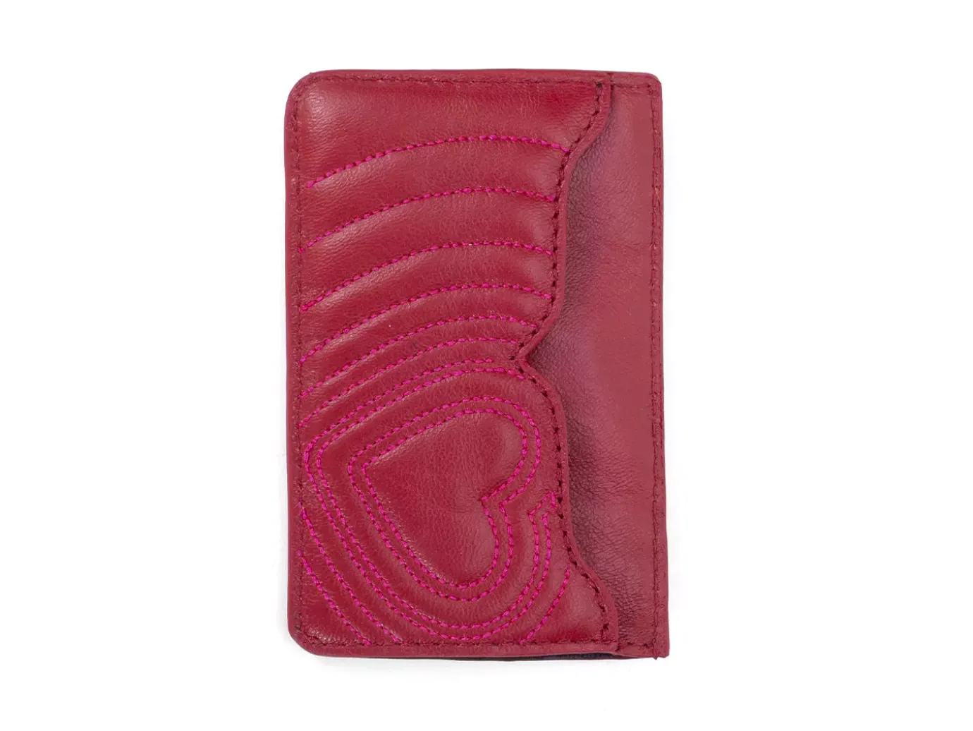 Fluevog Shoes Coco | Puffy Cardholder Red/Pink Shop