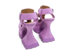 Fluevog Shoes Daisy | T-Strap Platform Heel Purple New