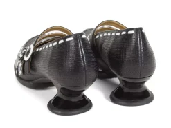 Fluevog Shoes Decisive | Double-Strap Mary Jane Black/White Best Sale
