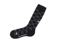 Fluevog Shoes Diego Vog Socks | Checkered Sock Black/Grey Outlet