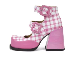 Fluevog Shoes Dionna | Double-Strap Shoe Pink/White Best