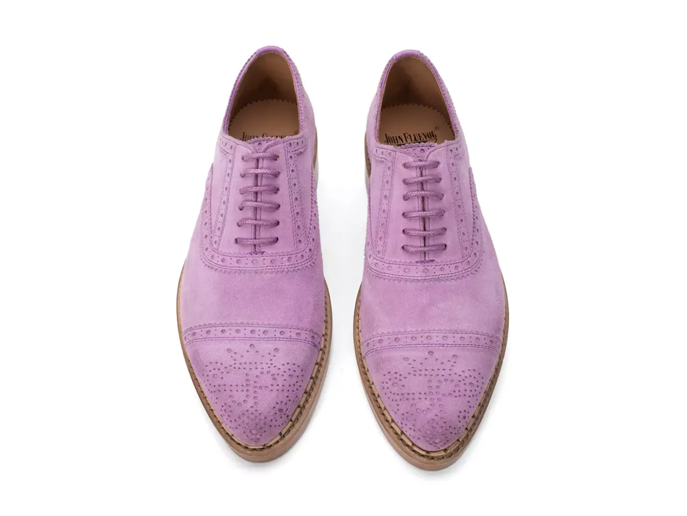 Fluevog Shoes Edda | Modern Brogue Shoe Purple Sale