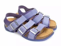 Fluevog Shoes Elsie | Strappy Buckle Sandals Lavender Cheap