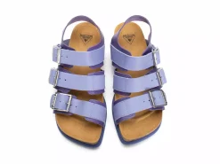 Fluevog Shoes Elsie | Strappy Buckle Sandals Lavender Cheap