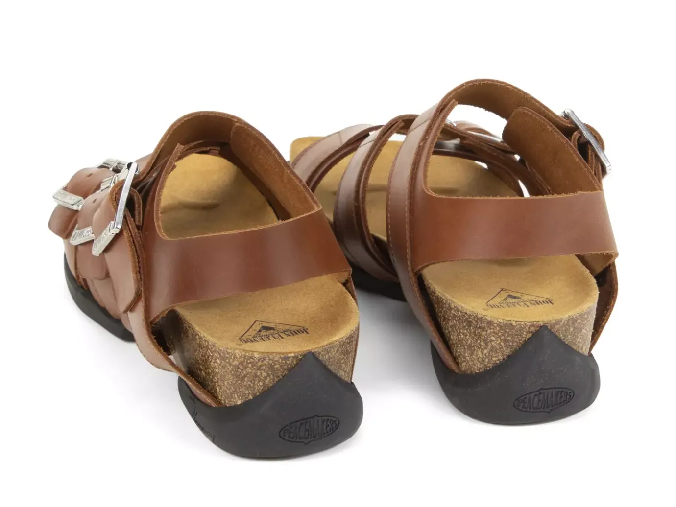 Fluevog Shoes Elsie | Strappy Buckle Sandals Brown Shop