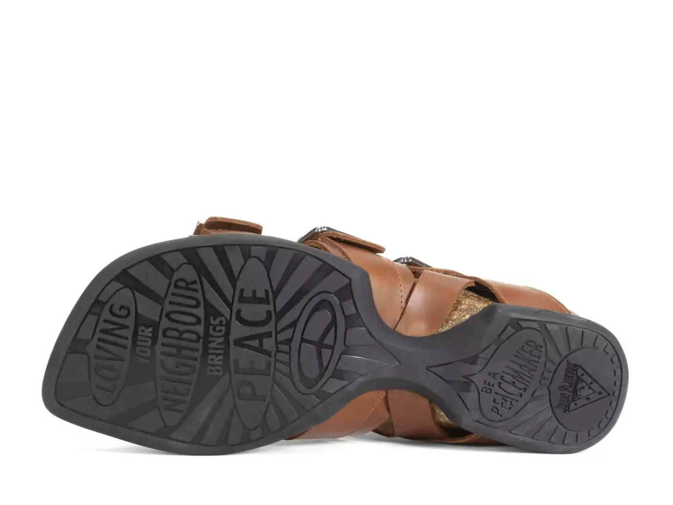 Fluevog Shoes Elsie | Strappy Buckle Sandals Brown Shop