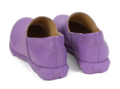 Fluevog Shoes Equinox | Slip-On Leather Shoe Purple Outlet