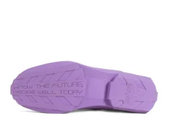 Fluevog Shoes Equinox | Slip-On Leather Shoe Purple Outlet