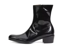 Fluevog Shoes Finn | Zip-Up Leather Boot Black Cheap