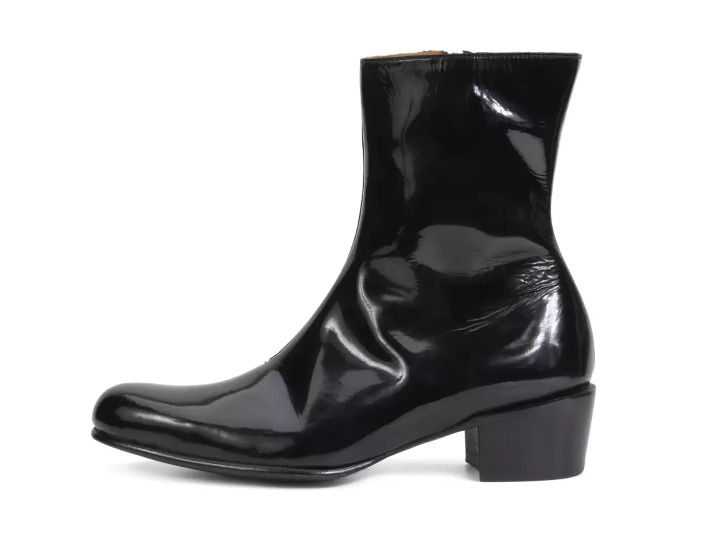Fluevog Shoes Finn | Zip-Up Leather Boot Black Cheap