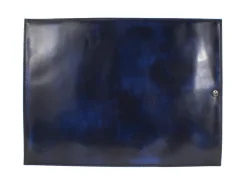 Fluevog Shoes Fiz Biz | Leather Laptop Sleeve Blue Store