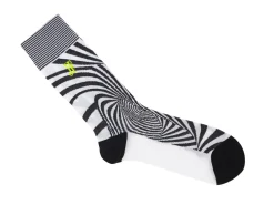 Fluevog Shoes Ford Vog Socks | Optical Illusion Sock Black/White Cheap