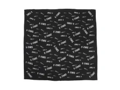 Fluevog Shoes F-This Bandana Scarf | Wool And Silk Headscarf Black/White Best