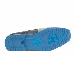 Fluevog Shoes Fuller | Colourblock Lace-Up Shoe Blue/Green/Black Cheap
