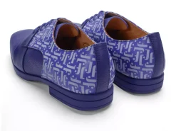 Fluevog Shoes Fuller | Colourblock Lace-Up Shoe Purple Best