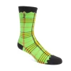 Fluevog Shoes Hazel Vog Socks | Knit Plaid Sock Green Best