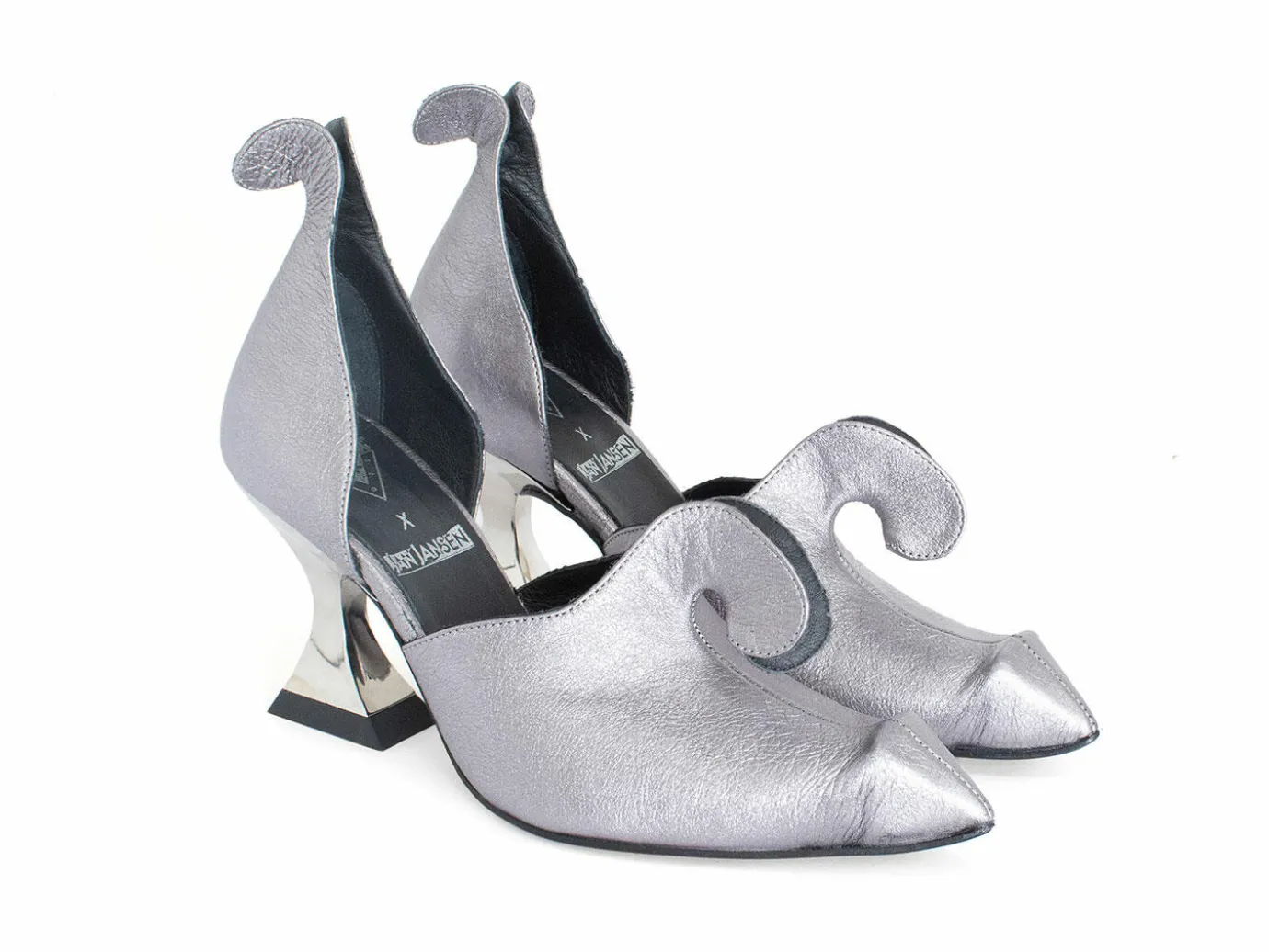 Fluevog Shoes Jan Jansen | Metallic D'Orsay Pump Silver Online