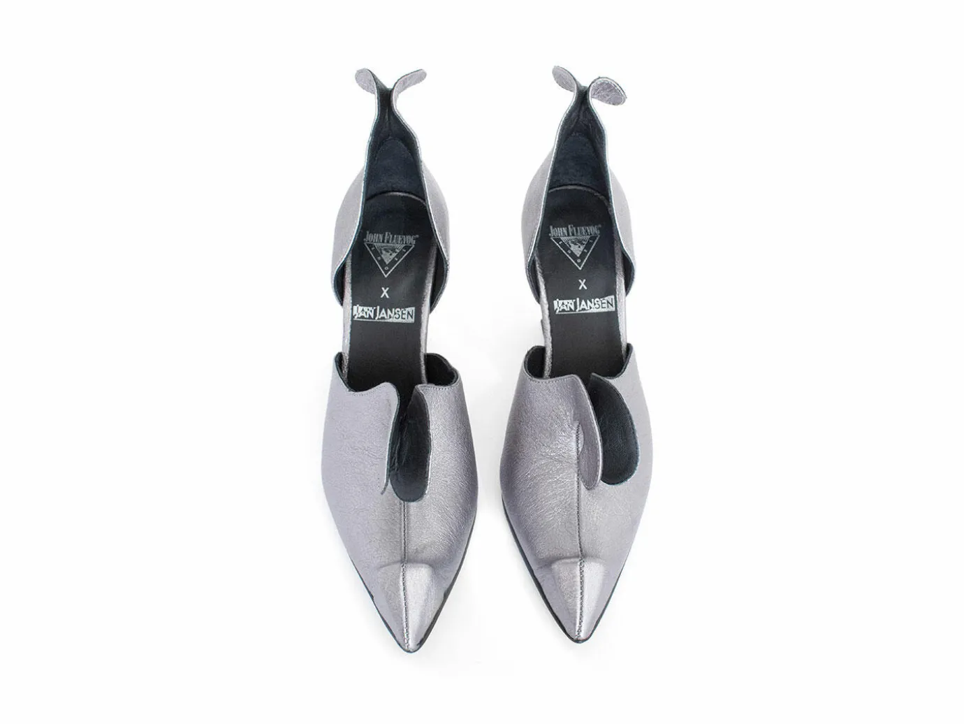 Fluevog Shoes Jan Jansen | Metallic D'Orsay Pump Silver Online
