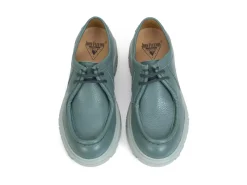 Fluevog Shoes Jueves | Casual Leather Shoe Teal Outlet