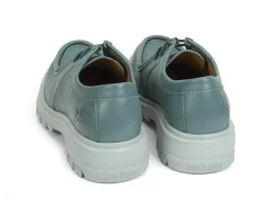 Fluevog Shoes Jueves | Casual Leather Shoe Teal Best