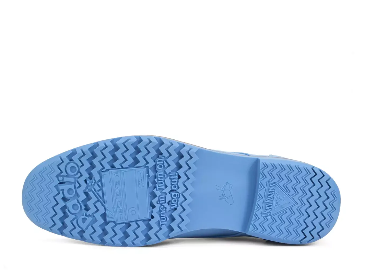 Fluevog Shoes Kenn | Contrast Derby Shoe Blue Cheap