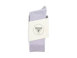 Fluevog Shoes Kermit Vog Socks | Solid-Coloured Lurex Sock Purple/Green New