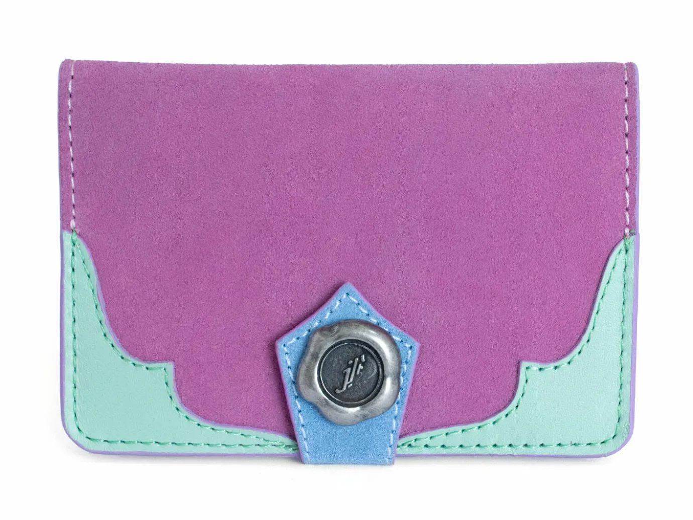Fluevog Shoes Kiki Wallet | Leather Passport Wallet Pastel Multi Sale