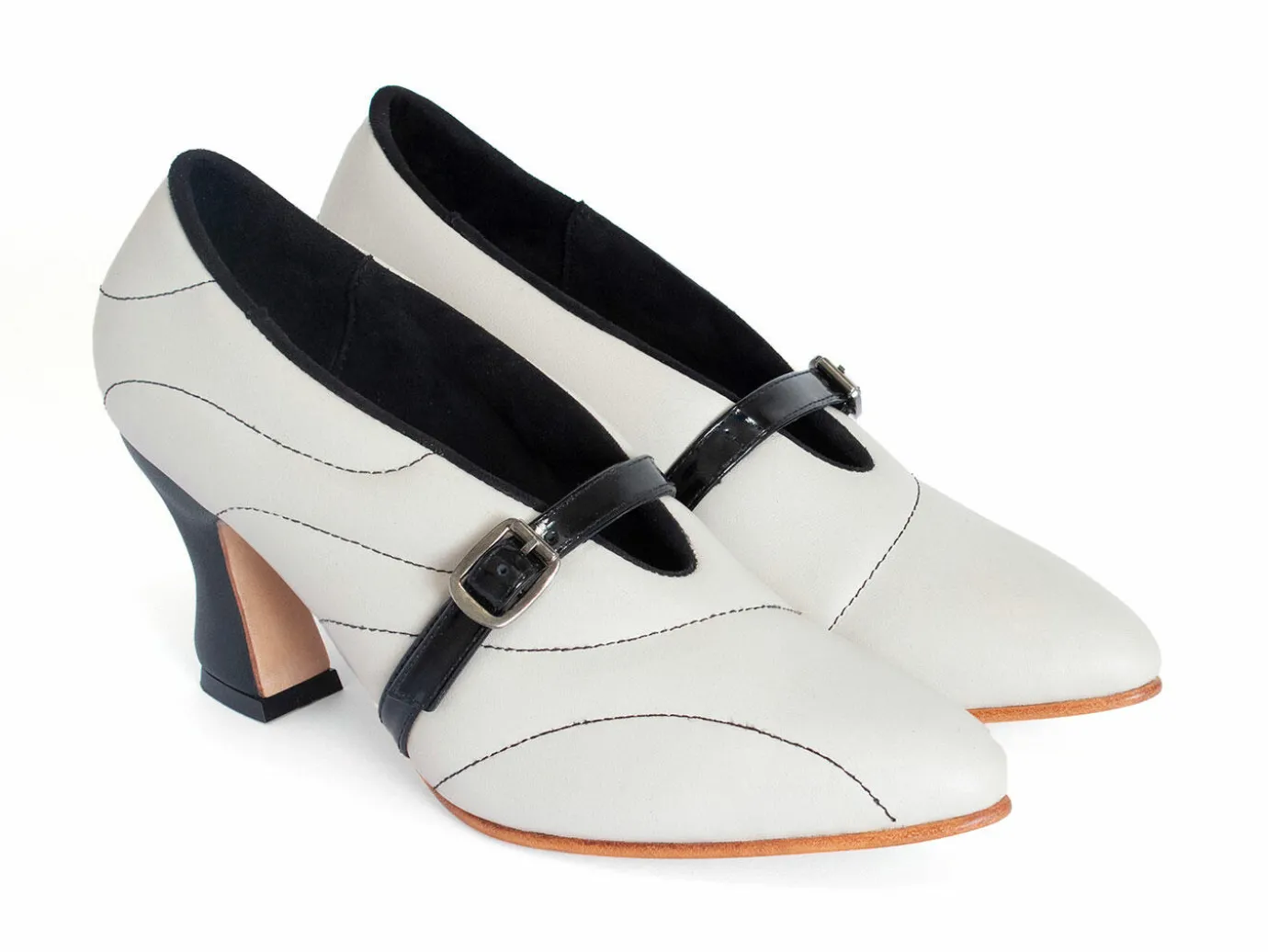 Fluevog Shoes Kit | Minimalistic Padded Pump Beige Quilted Clearance