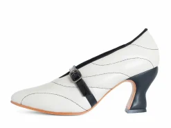 Fluevog Shoes Kit | Minimalistic Padded Pump Beige Quilted Clearance