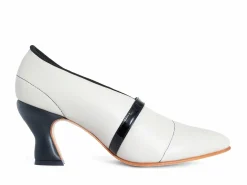 Fluevog Shoes Kit | Minimalistic Padded Pump Beige Quilted Clearance
