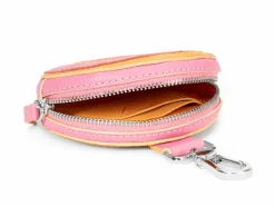 Fluevog Shoes Kitty | Round Clip-On Pouch Peach/Pink Shop