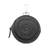 Fluevog Shoes Kitty | Round Clip-On Pouch Black Best
