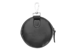 Fluevog Shoes Kitty | Round Clip-On Pouch Black Best Sale