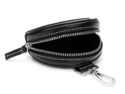 Fluevog Shoes Kitty | Round Clip-On Pouch Black New