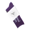 Fluevog Shoes Large Monogram Vog Socks | Jf Monogram Sock Purple Hot